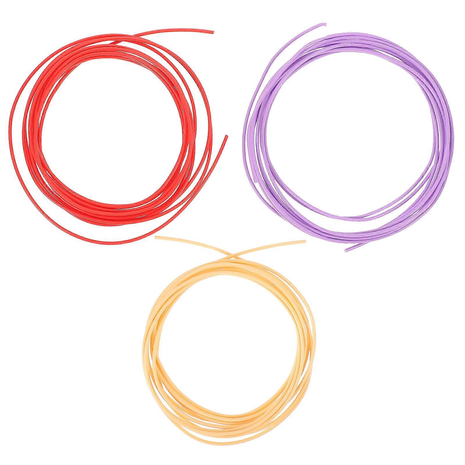 3 Rolls 3D Pen Filament 3D Pen Refilled Filament Multifunction 3d Printing Pen Materials