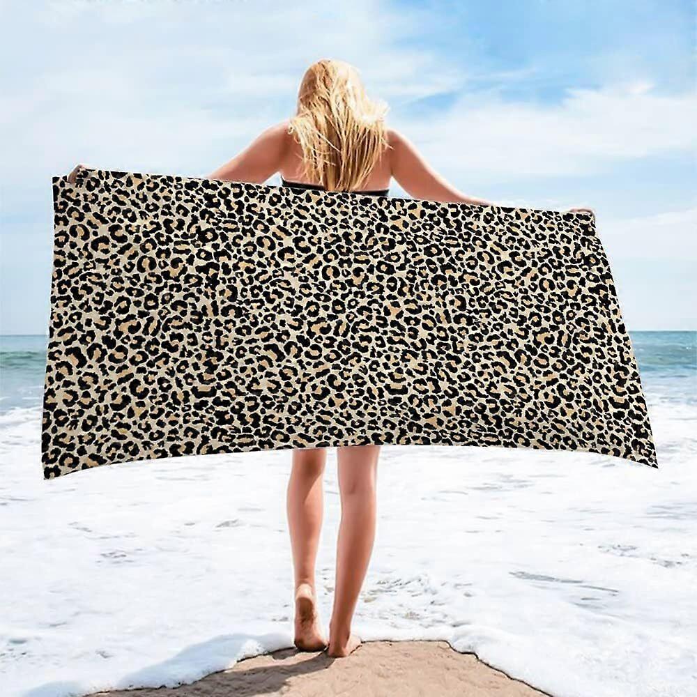 Leopard Beach Towels, Oversized Leopard Towels  Swim Towels  Beach Blanket