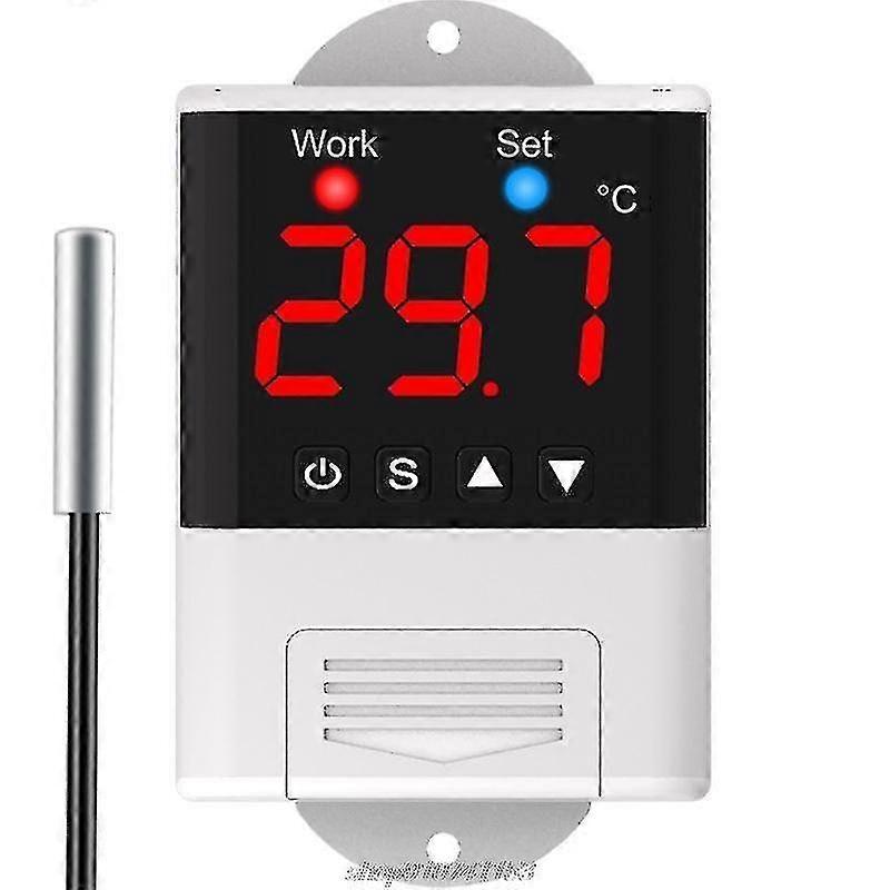 110v-220v Ac Temperature Controller Heating Cooling 10a Outp