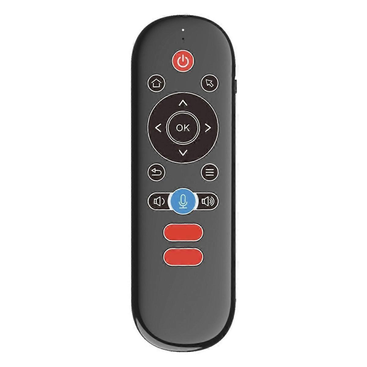 2.4G IR Air Mouse Remote Control USB Receiver English Wireless Mini Keyboard for Android Smart TV Box Without Backlight