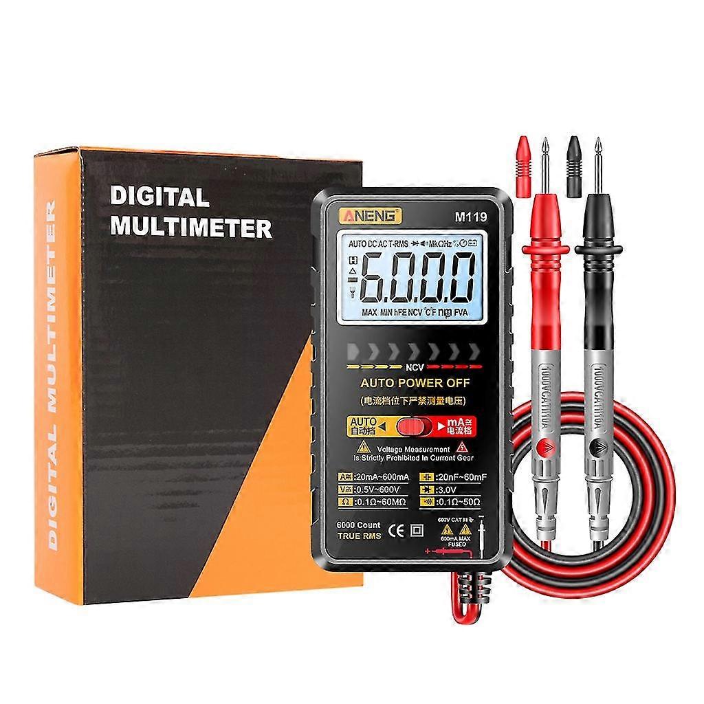 Digital Multimeter 6000 Count Auto-ranging Voltage Meter Non-contact Voltage