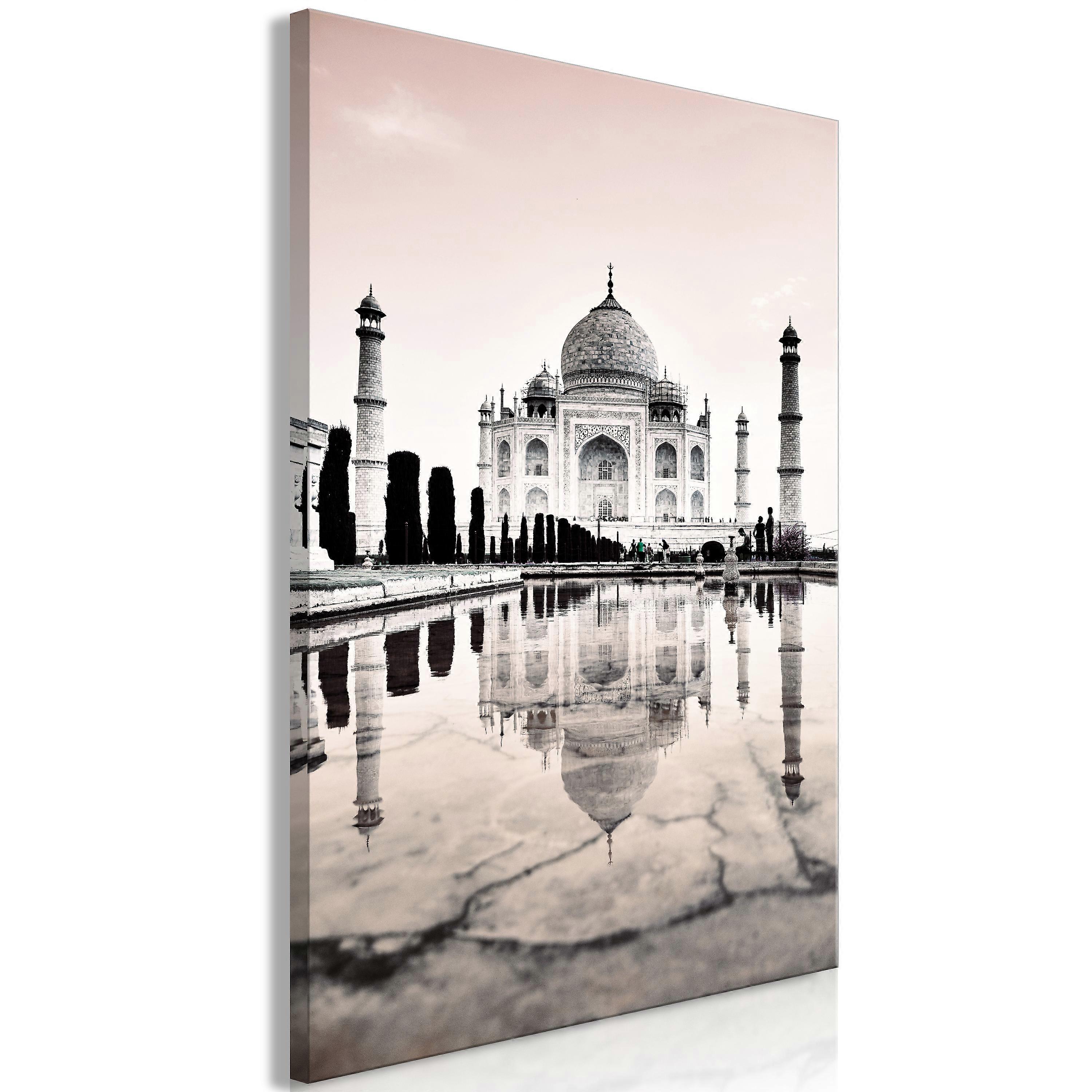 Impression sur toile - Taj Mahal (1 part) Vertical