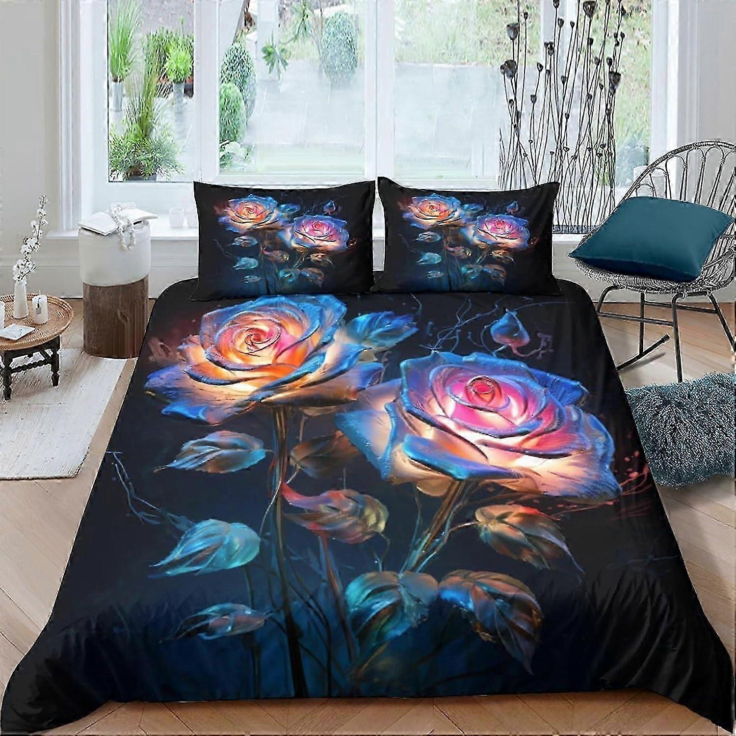 J2813 Lençóis 3D Linkin Park 3 Pcs Conjunto de capa de edredão para meninos Conjunto de capa de edredão Super Soft Microfibra Cama Edredom e travesseiro Conjunto Lençóis BBA2813