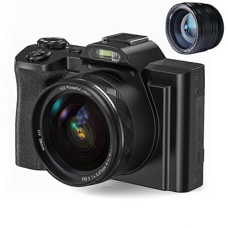 INF Digitalkamera 4K, 48MP, OS, 16x zoom, självutlösare