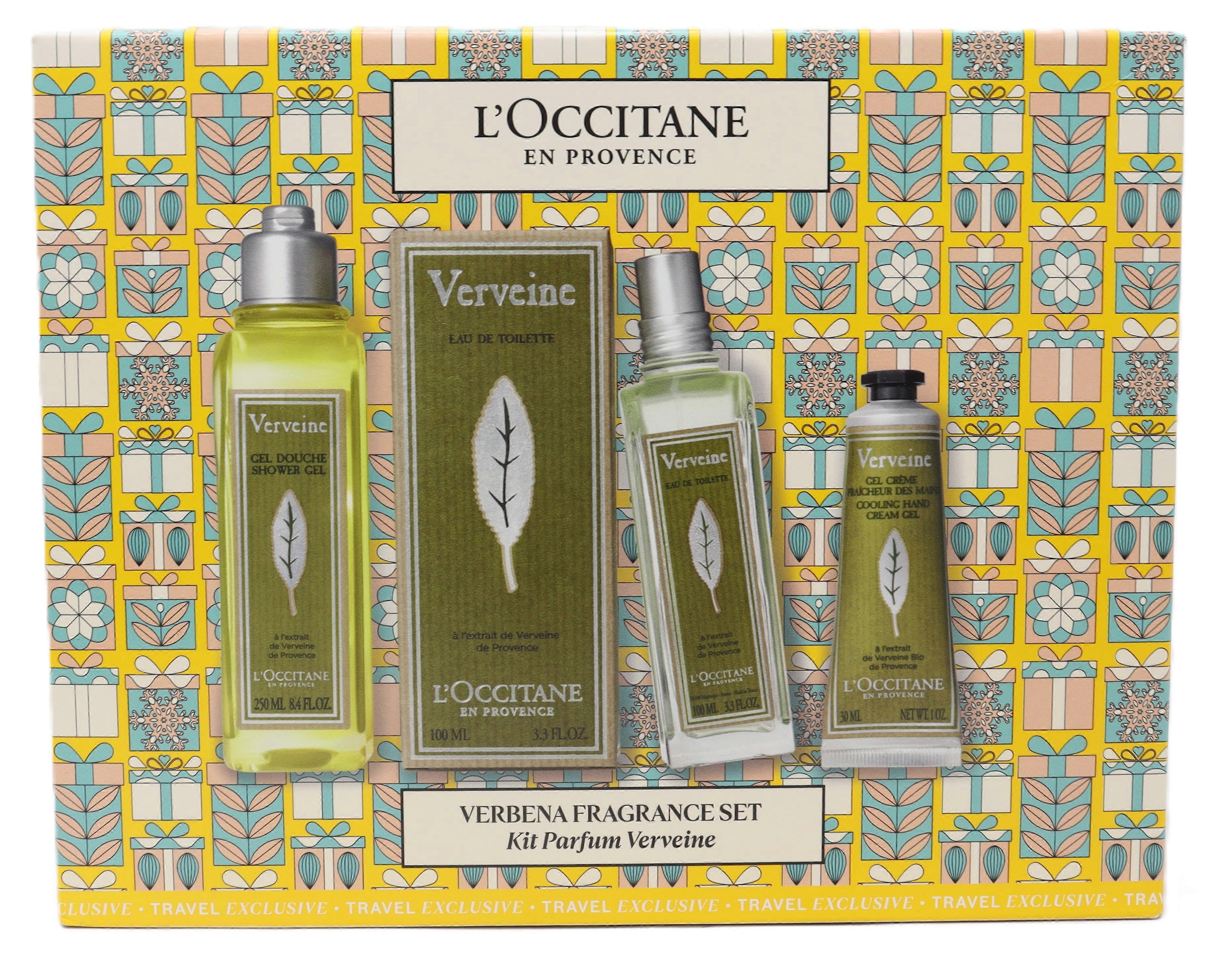 L'Occitane Verbena 4pc Gift Set For Men
100ml EDT + 250ml SG + 30ml HC + 30ml HG