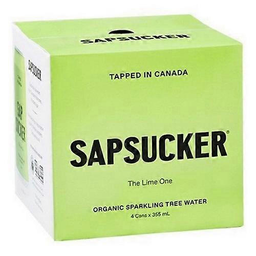 Sapsucker Original Organic Sparkling Water, 355 MI X 4 Count (Case Of 6)