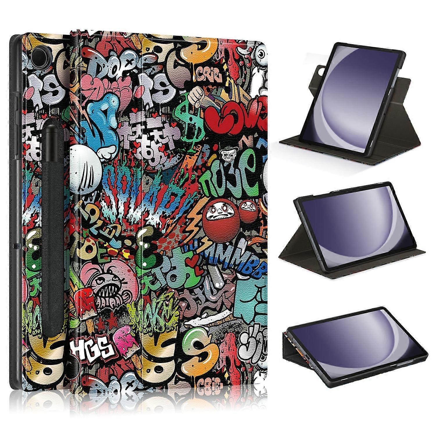 For Samsung Galaxy Tab A9 Plus Design 360 Degree Rotation Smart Case