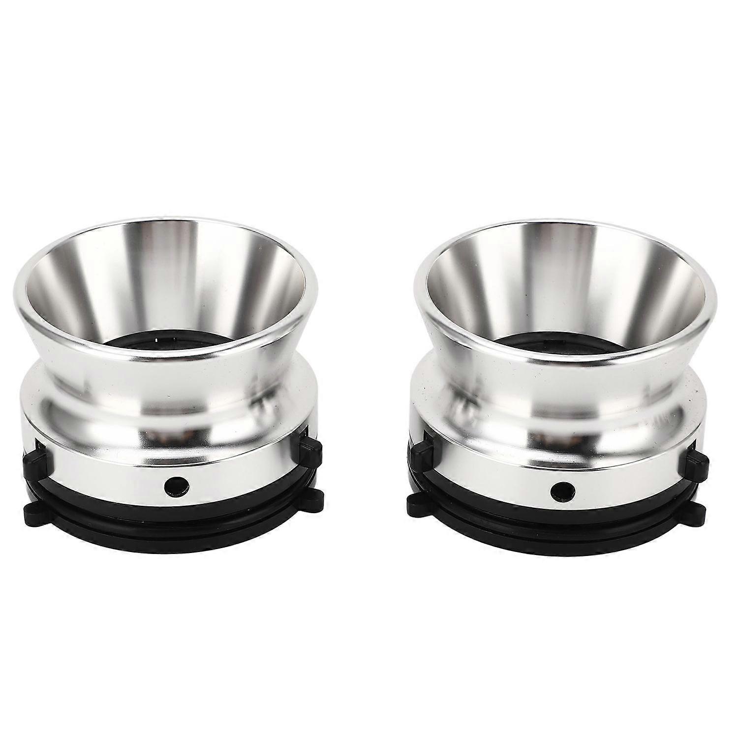 1 Pair Nab Hub Adapter Silver Aluminum Alloy ABS Universal Opener Winder Hub Adapter Replacement for
