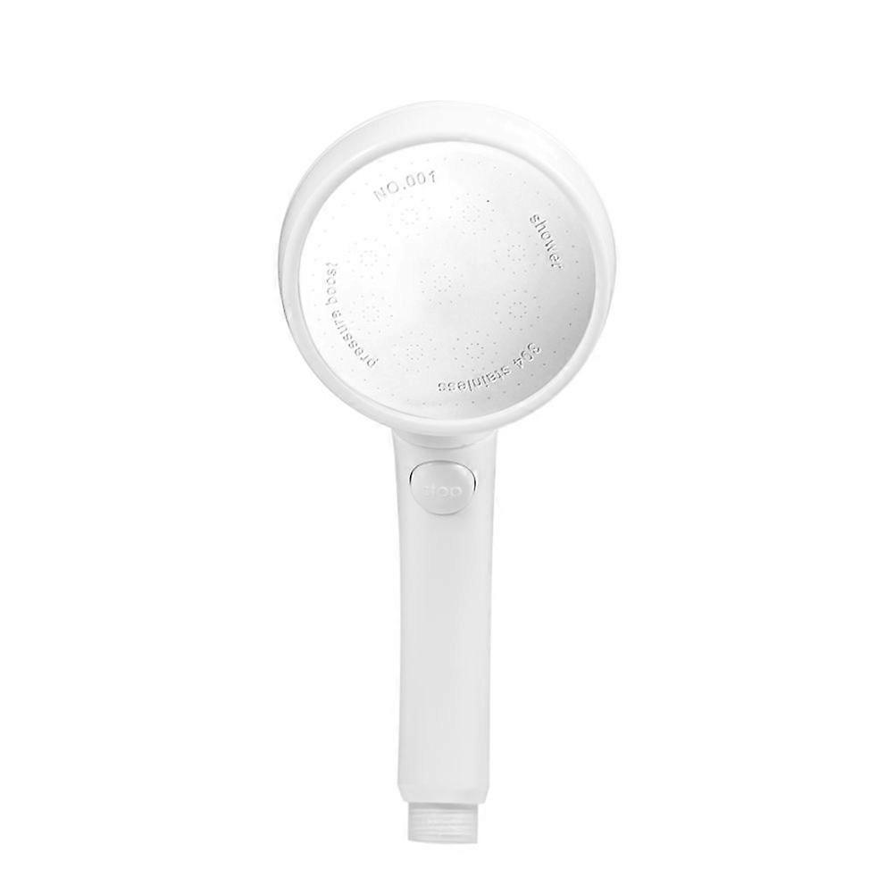 Water-Saving Pressurized Spraying Handheld Shower Head with Push Switch Home Bathroom Accessory