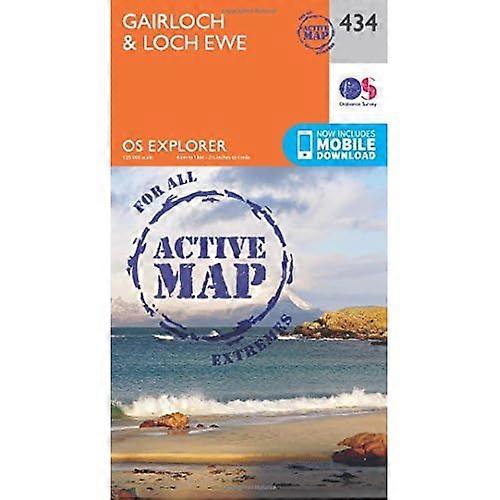 OS Explorer Map Active (434) Gairloch and Loch Ewe (OS Explorer Active Map)