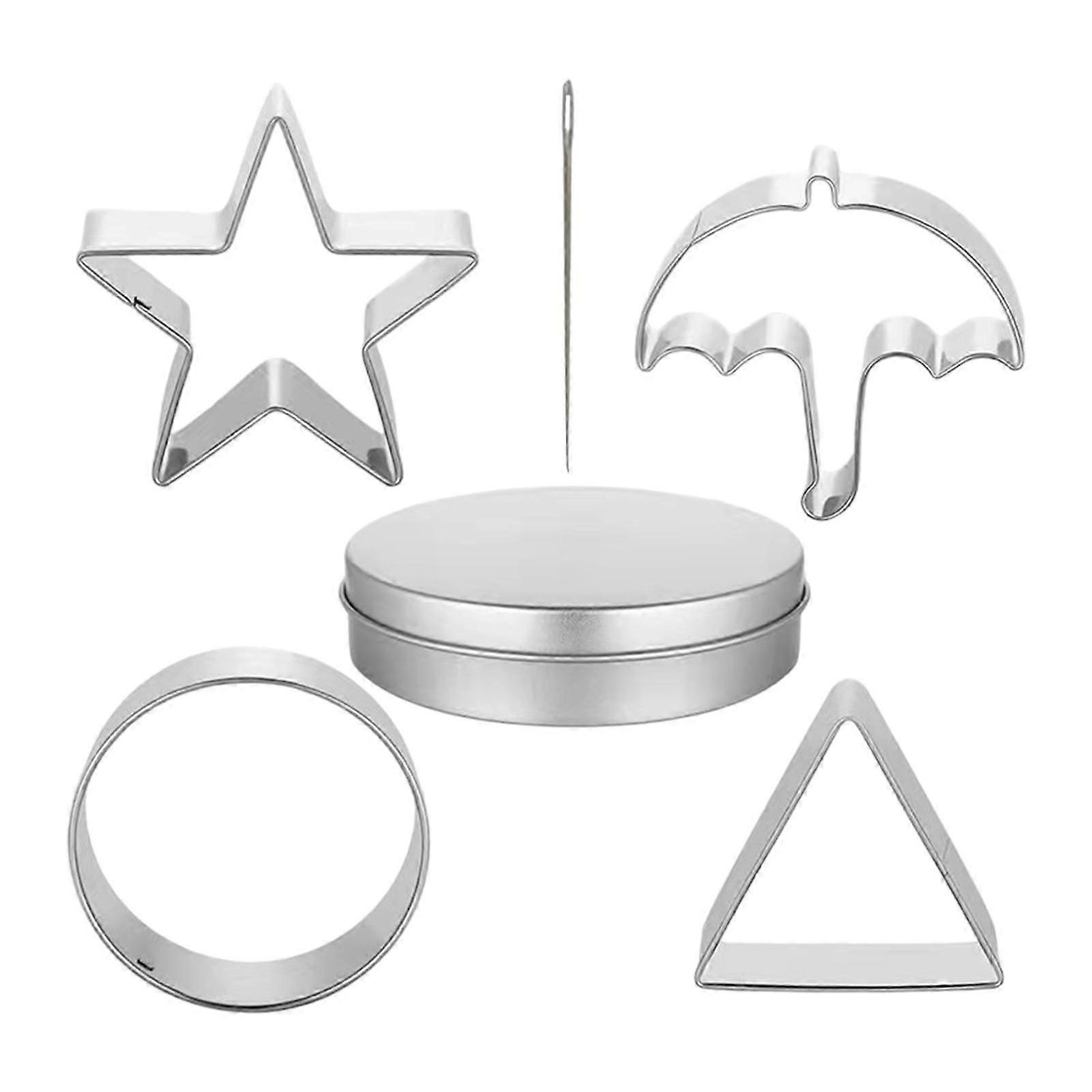 Korean Sugar Candy Making Tools Set Cake Makimg with Case Cookie Cutter Set