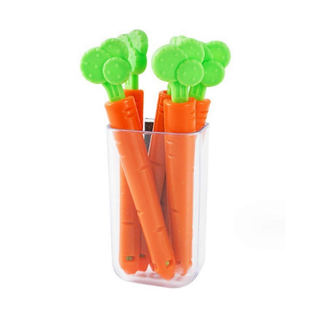 Cute carrot shape potato chip holder, suitable for home kitchen coffee