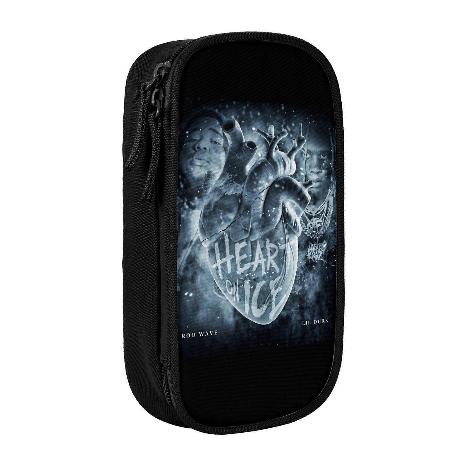 i1453 قضيب موجة قلم رصاص ، متعدد الأغراض ، سعة كبيرة متينة قلم رصاص حقيبة تخزين القلم المنظم القرطاسيةwtBD4833