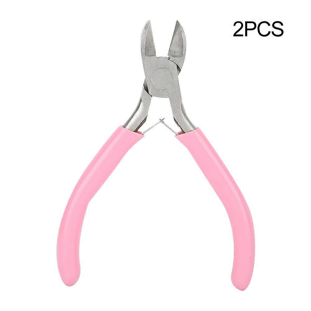 2pcs Mini Needle Nose Pliers Wire Cutting Tool Jewelry Processing Accessory Pliers