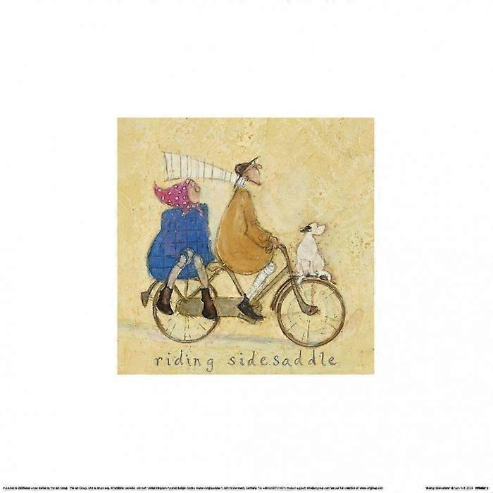 Sam Toft Riding Sidesaddle Poster