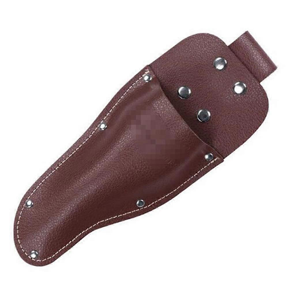 PU Leather Pruner Holster for Garden Scissors - Durable Protective Sheath, Fits Most Pruning Tools, Black Color