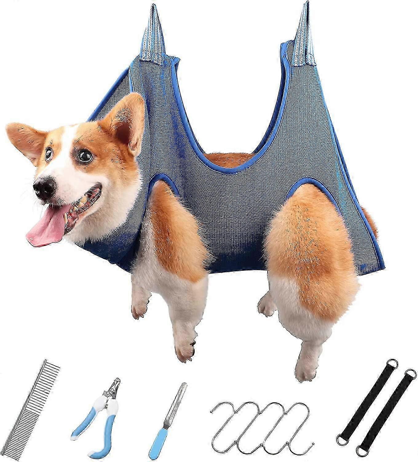 Medium Dog Grooming Hammock - L Size - Hanging Harness ,shower And Bath Accessories(l)