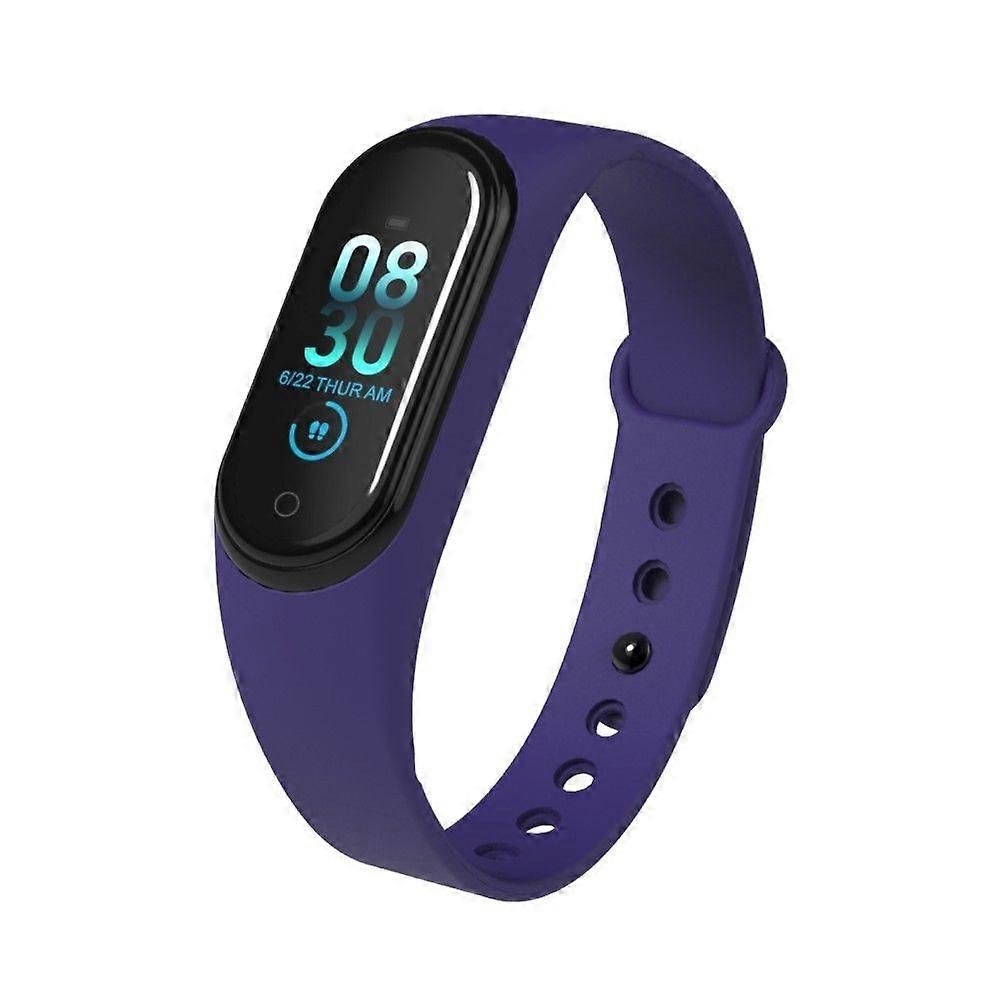 Fitness and Wellness Tracker with Stress Management, Sleep Tracking and 24/7 Heart Rate, One Size (S & L Bands Included) blue