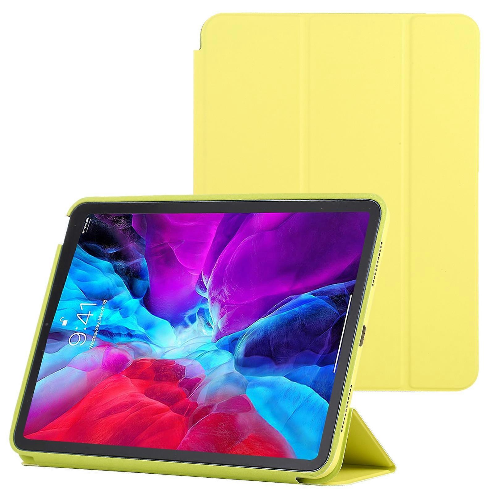 3-fold Horizontal Flip Smart Leather Case with Sleep / Wake-up Function & Holder For iPad Air 4/5