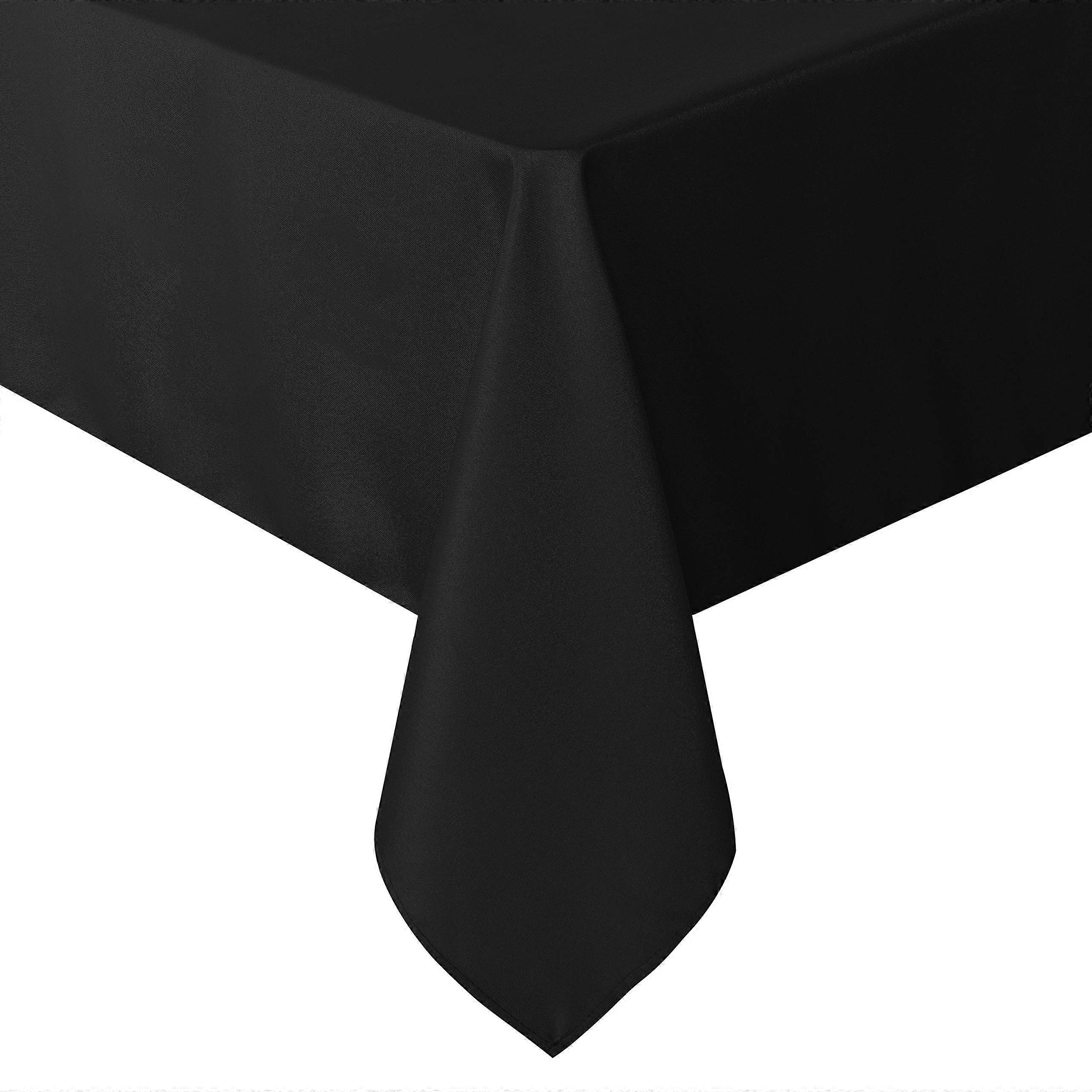 60 x 84 Inch Tablecloth Stain-Resistant, Wrinkle-Resistant, Washable Polyester Cover For Dining, Buffets, And Camping