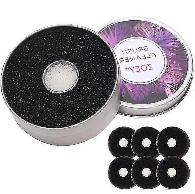 Color Removal Cleaner Sponge, Quickly & Easily Clean Makeup Brushes