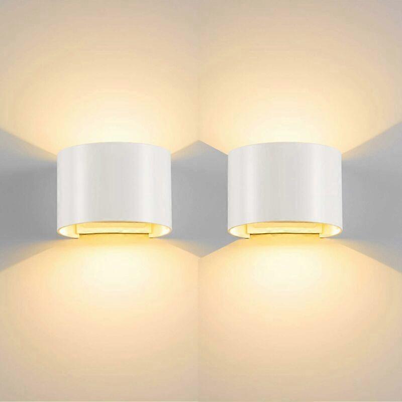 Semicircular wall light indoor outdoor warm white wall lamp