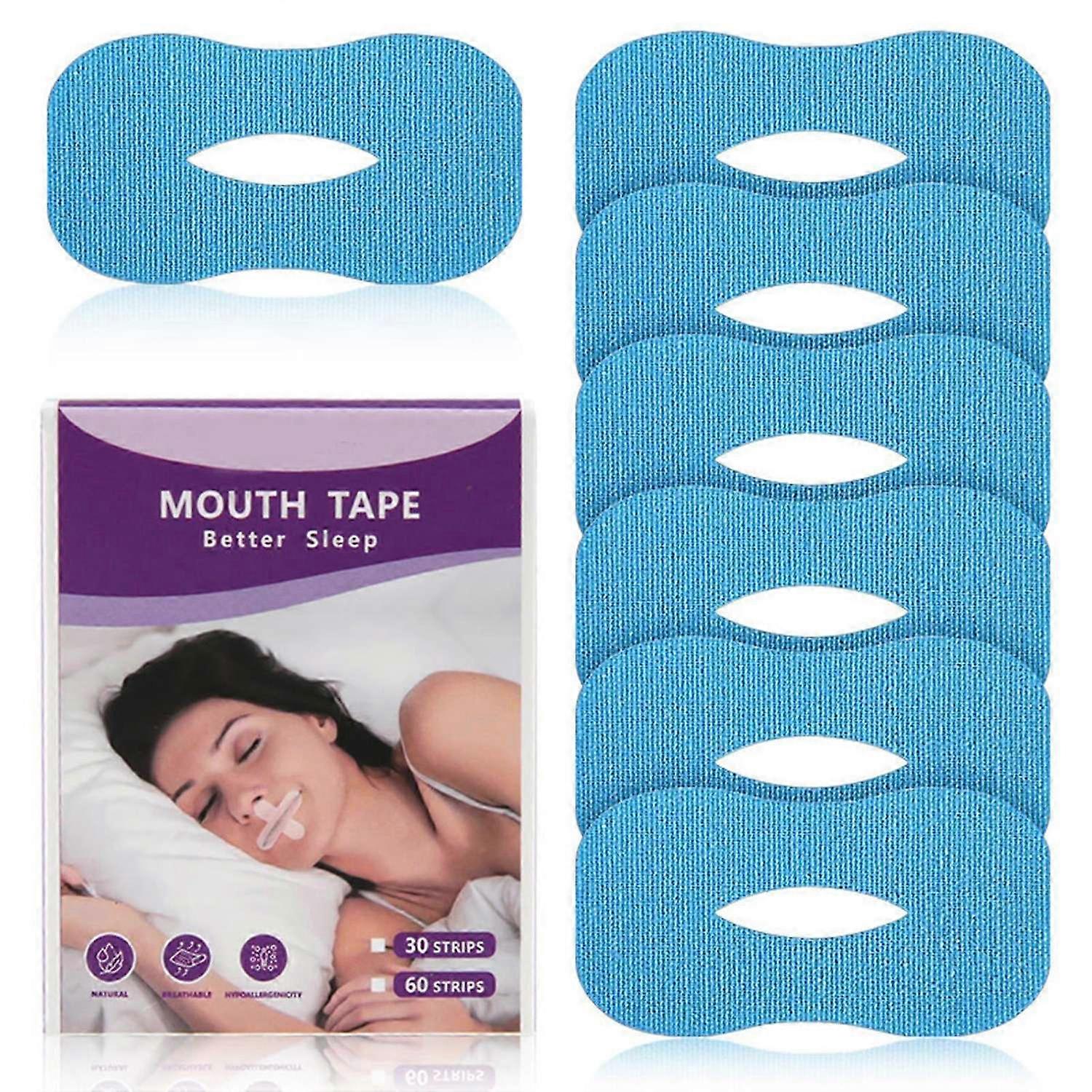 Munntape for anti snorking for å sove, anti snorking munnstrimler for mindre munnpust, snorking
