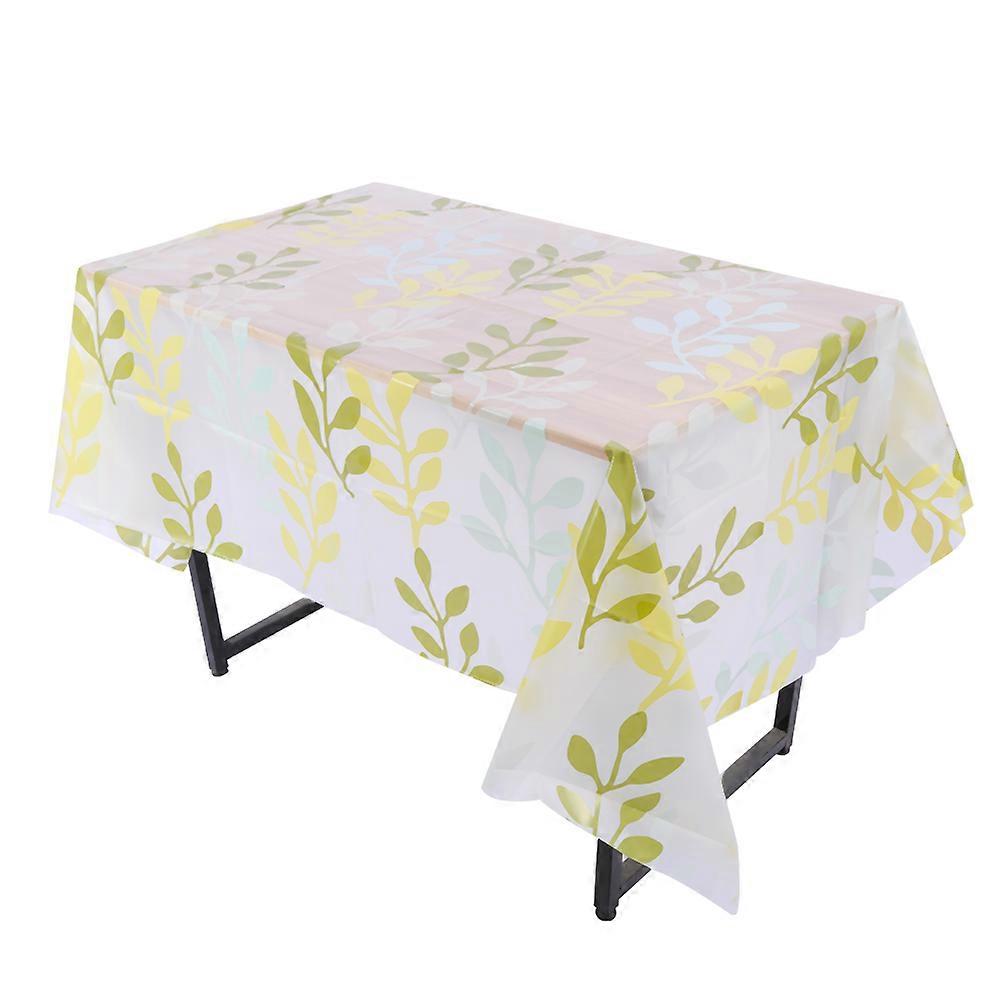 PVC Table Cloth Square Plastic Oil Proof Dining Tablecloth