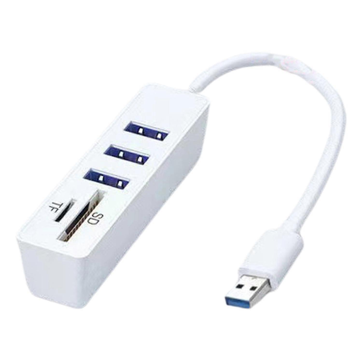USB Hub Multifunctional Docking Station Plug And Play High Speed Data Transfer USB2.0 SD/TF Card Rea