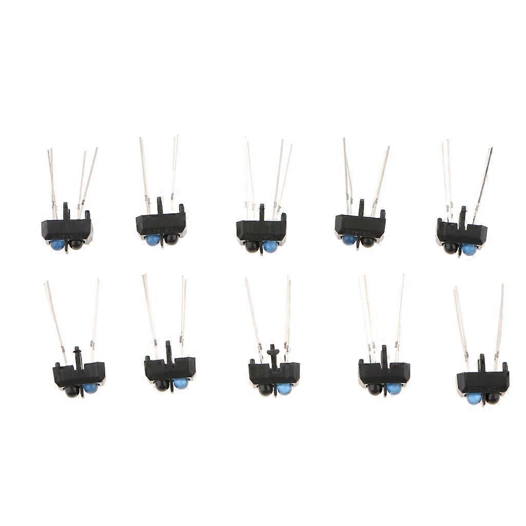 10Pcs Infrared Reflective Optical Sensor Photoelectric Switch 4 Pin