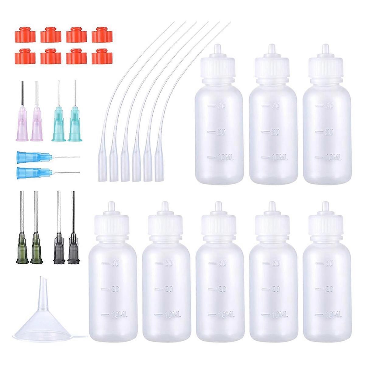 8 Pcs Glue Applicator Bottles,30 Ml Precision Tip Applicator Bottles for Glue Applications,Craft Ar