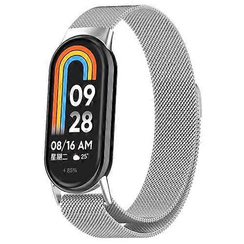 For Xiaomi Smart Band 9 / 9 NFC Milan Magnetic Stainless Steel Watch Band