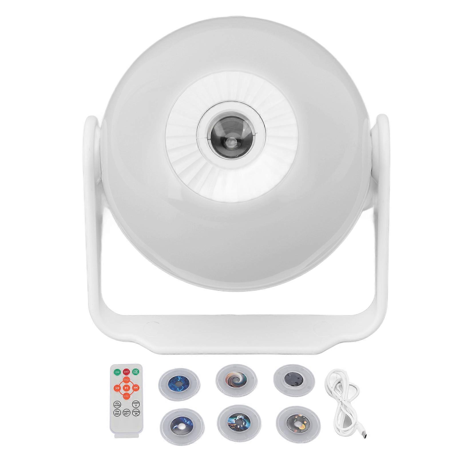 Starry Sky Night Light Projector HD Rotatable Projector Lamp Bluetooth Speaker Ceiling Projector For Room Decoration