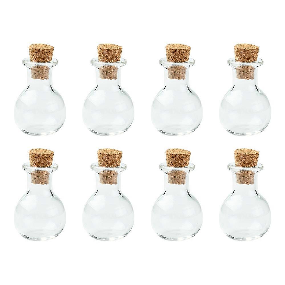 Gift Boxes 8Pcs Glass Bottles Beads Containers