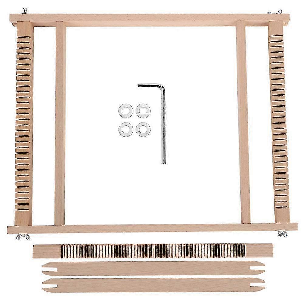 Weaving Frame Kit Beech Wood Children's DIY Toy Knitting Machine HandMade Tapestry Weaver
