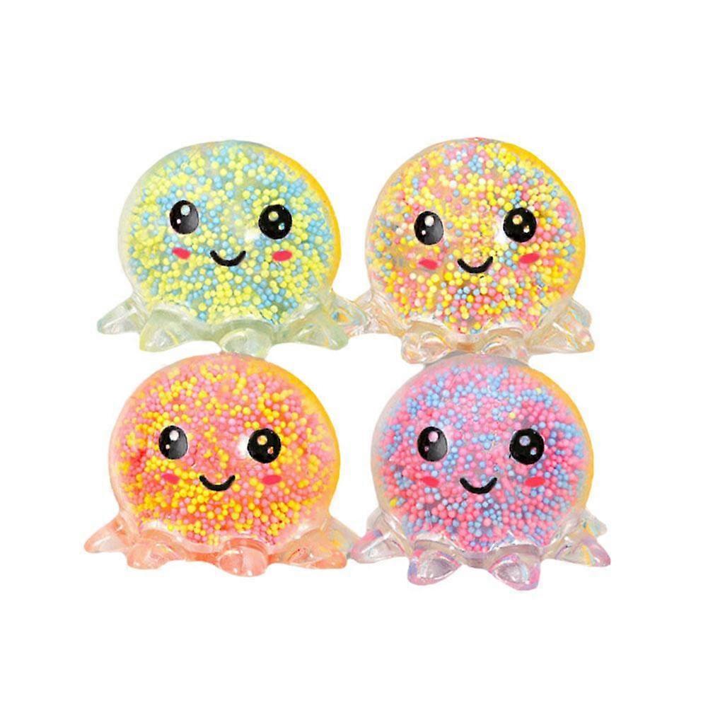 1pcs Decompression Octopus with Light TPR Toy Stress Relief