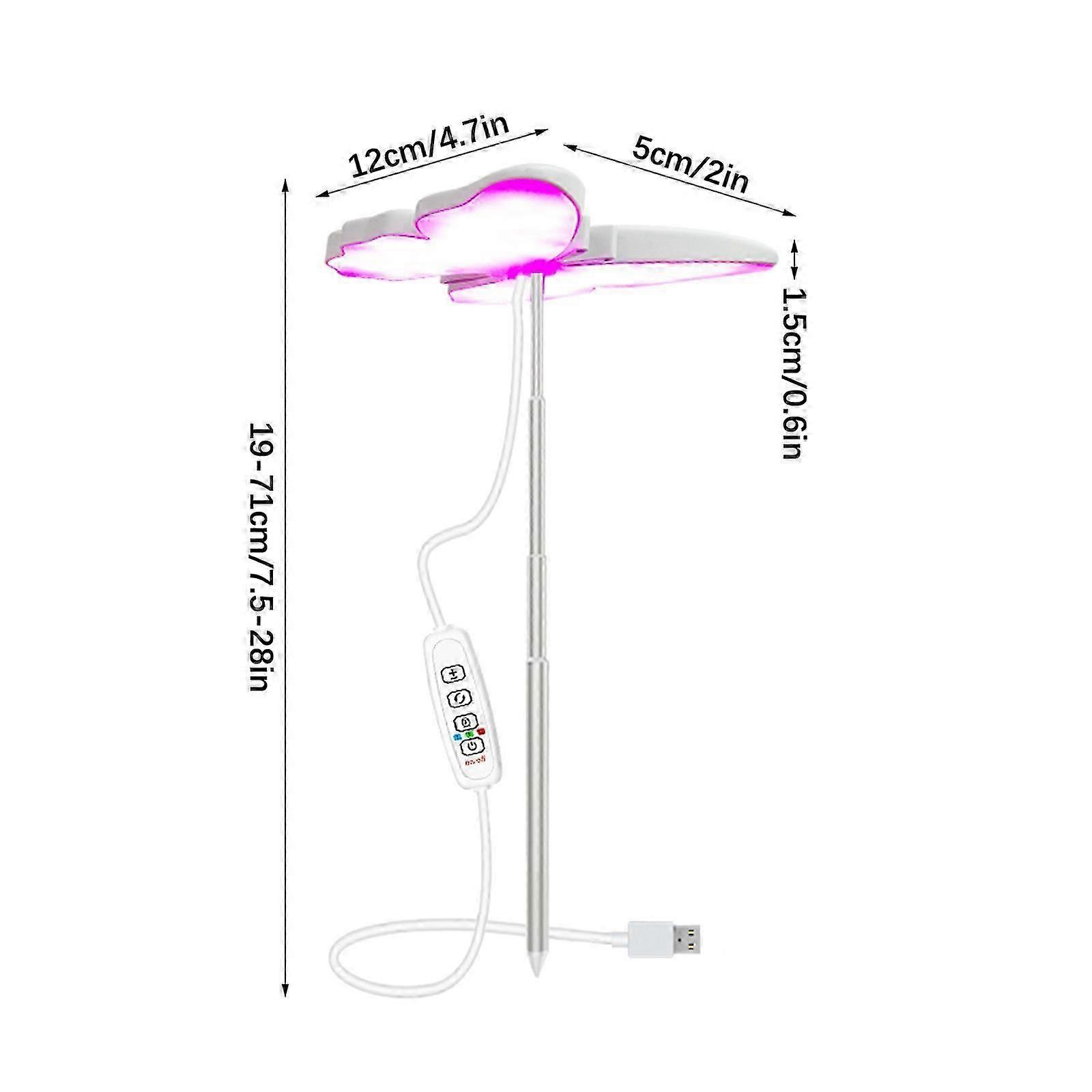 For Green Plants And Flowers Multi Flesh Fill Light Creative 3 / 9 / 12H Timer Led Usb Dimming Timing Full Spectrum