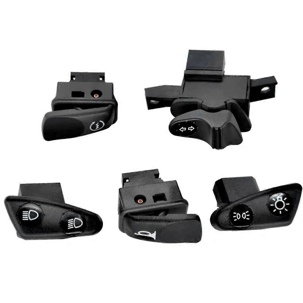 Motorcycle Switch Button for Horn Turn Signal High Low Beam Headlight Switches