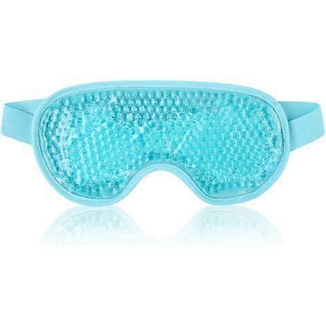 Reusable Cooling Gel Eye Mask (Light Blue),