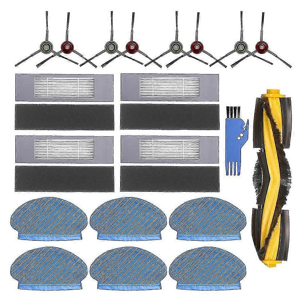 Main Brush Side Brush Mop Filter Accessories Kit For Ecovacs Deebot