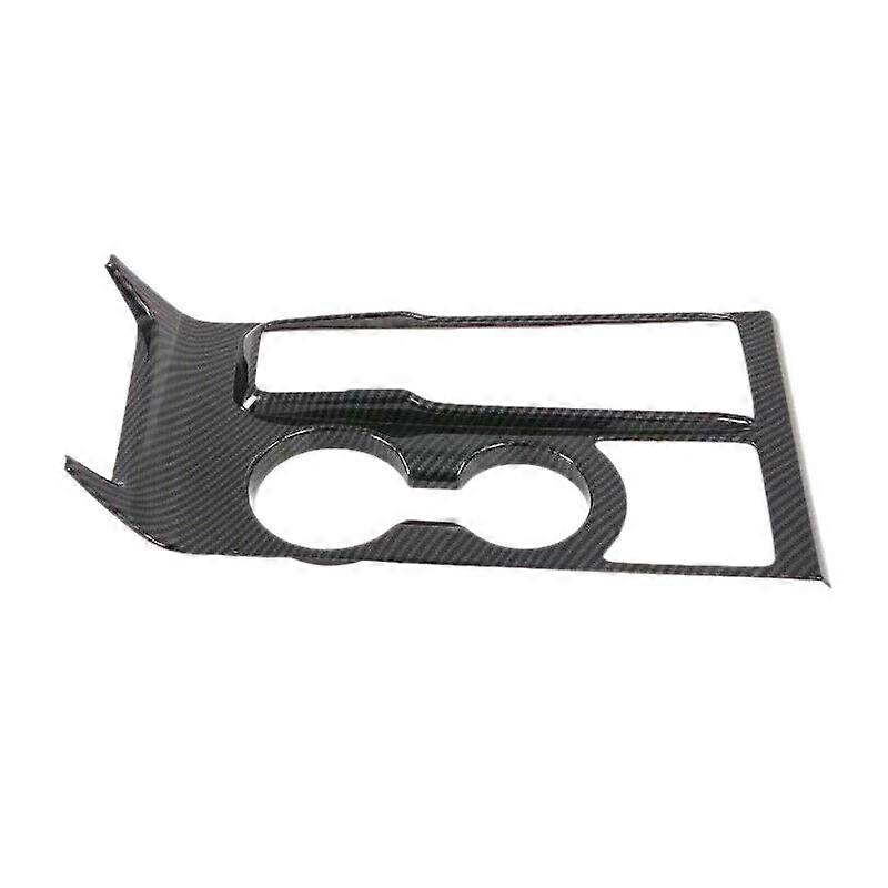 ABS Carbon Fiber Central Console Gear Shift Box Panel Cover Trim for 2019-2020