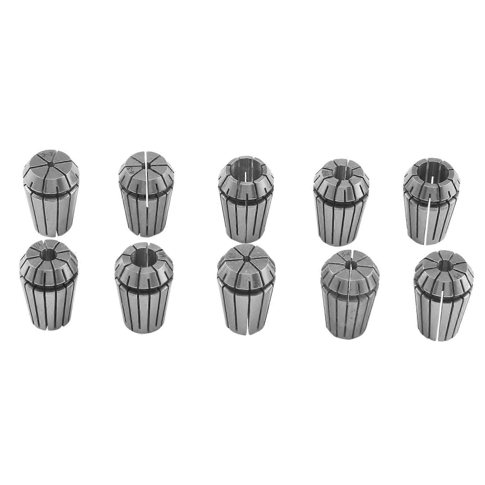 10pcs ER20 Precision Spring Collet Set CNC Milling Lathe Tool ER20 Spring Collet Chuck