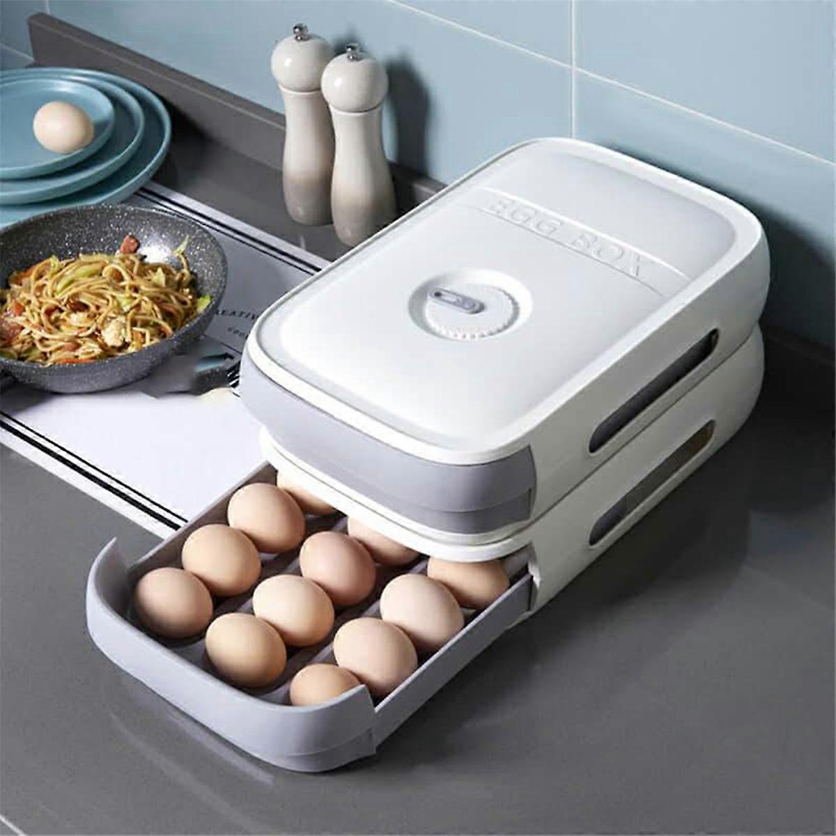 Egg Storage Container Refrigerator Egg Tray Kitchen Accessories,D