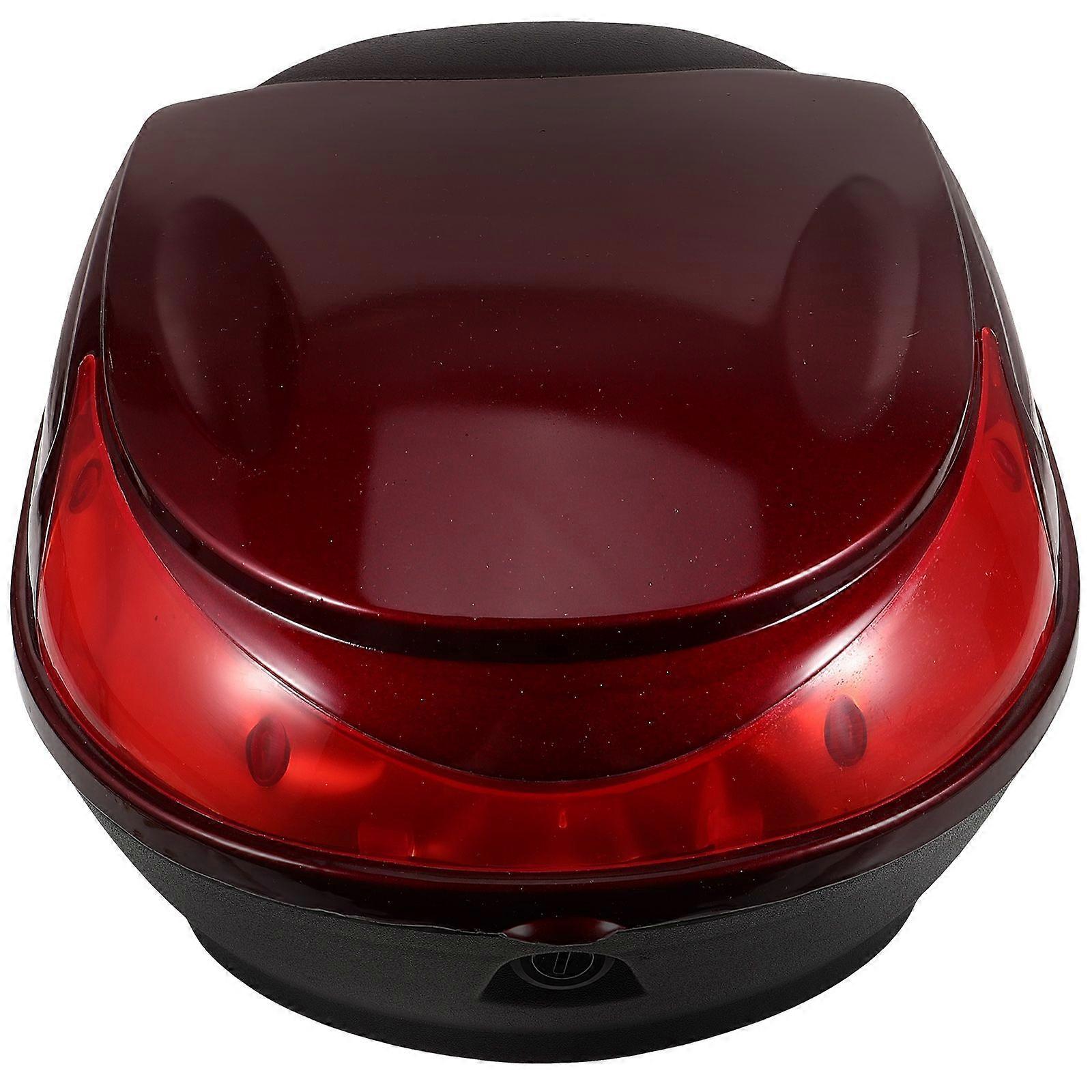 1 Set of Multipurpose Motorcycle Storage Box Helmet Storage Box Motorcycle Backseat Box