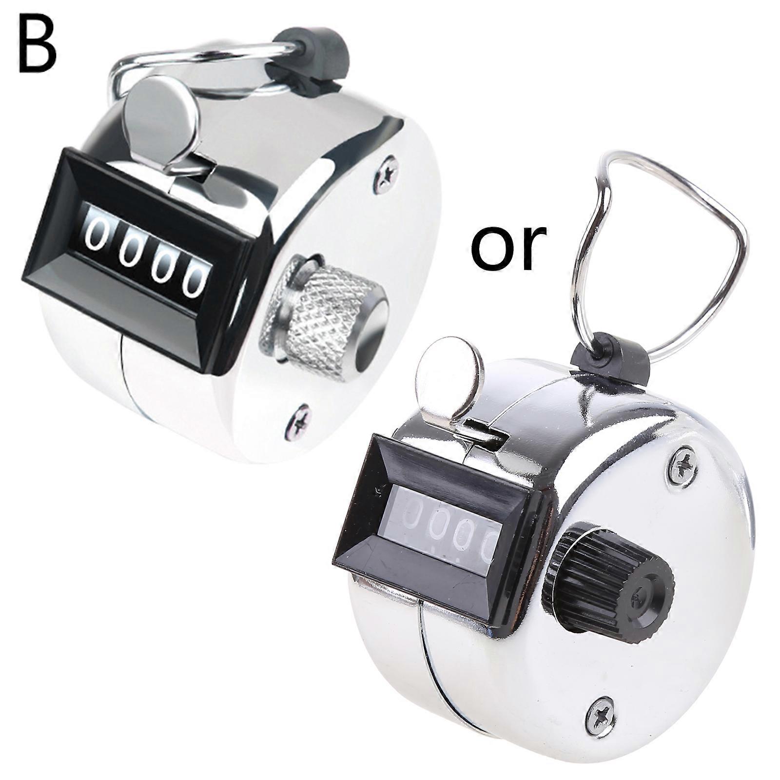 Mini Mechanical Digital Golf Clicker Manual Counting Max.9999 Counter Portable 4 Digital Number Handheld Tally Counter