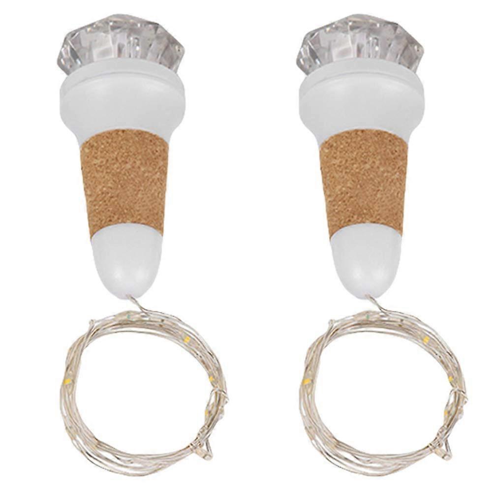 2 pcs Bottle Lights Christmas for Holiday Party