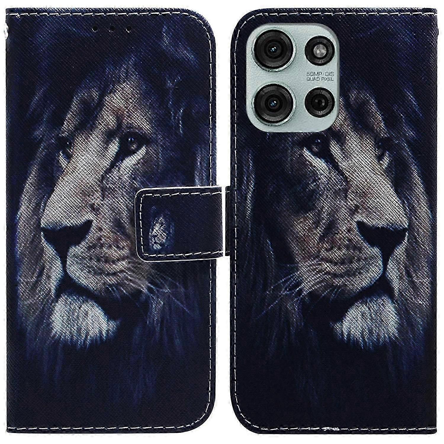 For Motorola Moto G75 5G Wallet Case Pattern Print Leather Phone Cover - Panda