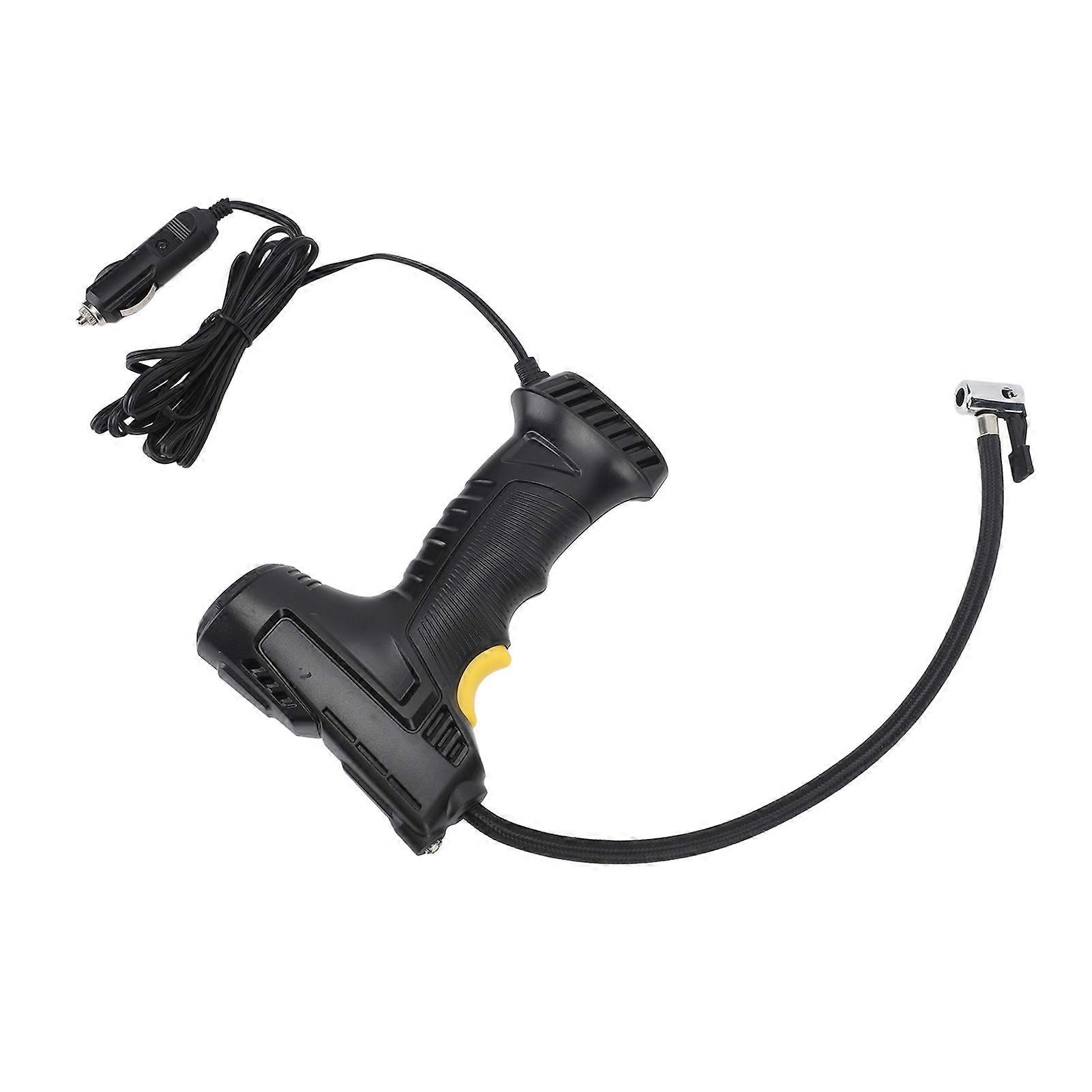 Verkabelter Inflator 11,1 V LED-Autoreifenpumpe 360 ° drehbare Pumpe