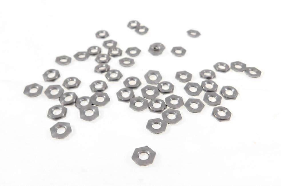 Pem Flush Nut 10-32, Press-In, Self-Clinching Nut, 10-32 Thread Size, Sheet Metal Fasteners, 50 Pack, Model F-032-1