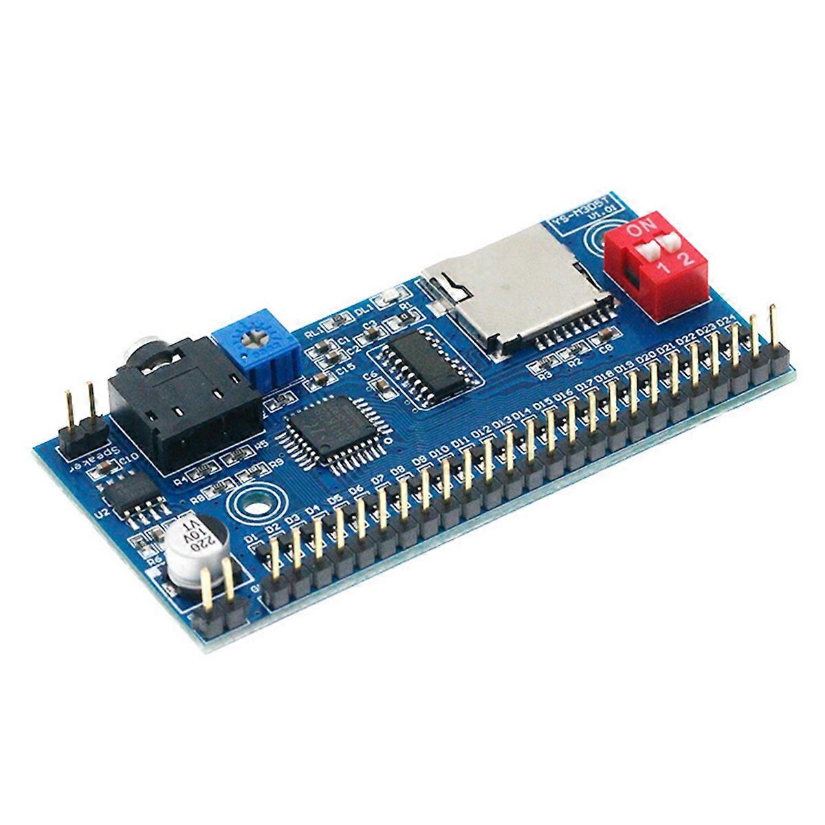 Voice Playback Module MP3 Trigger Once Play Once Microcontroller DIY Control Prompt Announcer M3D5T